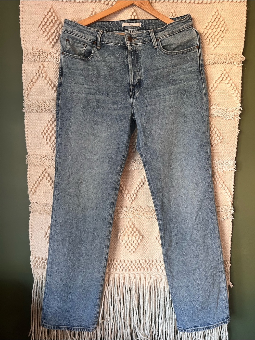 Fidelity Denim - Women's Light Wash Straight Leg Jeans